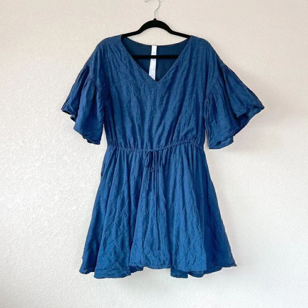 Merlette Tuileries Dress in Indigo, Size Small